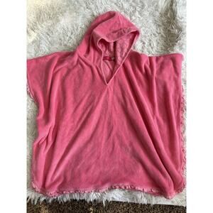 Seafolly Australia Girls Sz. 6 Pink Hooded Cover Up. Great Quality, Adorable